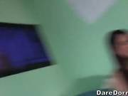 Naughty College Girls Are Often Making Parties In Their Small Dorm And Having Fun With Boys