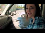 Wild Fucking On The Back Seat Of A Car While Driving Through The City - A Voyeur Adventure
