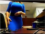 Office Fun With A Big Tittied Blonde Who Is Taking Her Break Time To The Extreme