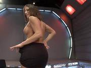 Busty Woman Is Getting A Lot Of Money To Be A Test Subject For New Fucking Machines