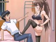 Hentai Bitch With Huge Titties Is Playing With Her Big Cock Friend