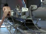 Kinky Brunette Is Testing A New Model Of Fucking Machine And Having Time Of Her Life