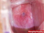 Naughty, Red Haired Mature Nurse Is Playing In The Office With Her Insatiable, Hairy Pussy