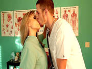 Busty Blonde Nailed By Horny Doc