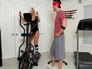 Sporty Blonde Fucking Her Trainer