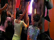 Wild Group Session Makes Them Swallow