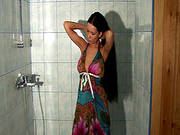 Warm Shower With Lusty Teen
