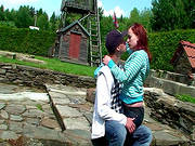 Nice Outdoor Fuck With A Young Couple