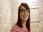 Girl With Glasses In A Rough Pov