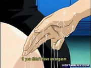 Tied Up Anime Brunette Gets Fingered Wetpussy And Fucked By Some