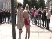 Kitty Sucks And Fucks Huge Cocks Outdoor