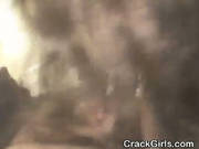 Overweight Big Titty Brunette Crack Whore Sucking On Dick