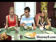 Teen And Stepmom Battle For The Teens Boyfriends Cock