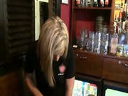 Pretty Blonde Cashier Gets Fucked In The Coffee Shop For Cash
