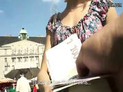 Slutty Blonde Chick Fucked At The Park In Exchange For Cash