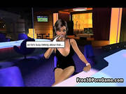 3d Cartoon Stripper Gets Her Tight Pussy Pounded