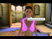 3d Cartoon Lesbians Have A Steamy Threeway