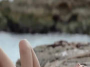 Exotic Beauty Strip On The Beach -2