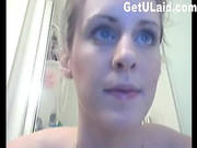 Hot Girl Orgasms In The Shower