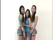 Three Super Sexy Latina Amateur Girls Are Having Horny Lesbian S