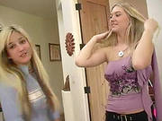 Alison Angel And Her Gf Flash Their Butts In Reality Clip