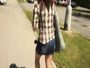 Busty Schoolgirl Gets Picked Up On The Streets For A Quick Fuck