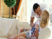Interracial Sex With Blonde Beauty Woman