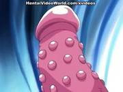 Hot Anime Redhead Enjoys Sex Toy
