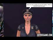 This Is A 3d Recorded Game Scene With Pun 
