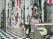 Cleaning The Floor