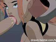 Justice League Hentai - Two Chicks For Batman Dick
