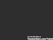 Petite Blonde Meaty Pussy Group Fucked In Porn Theater