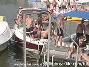 Springbreaklife Video: Girls Flashing On The Lake