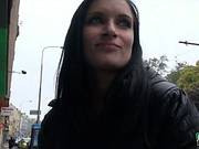 Beautiful Amateur Euro Slut Rosalinda Flashes Her Big Tits