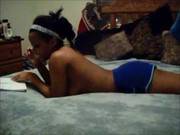 Black College Babe Fucked On Homemade