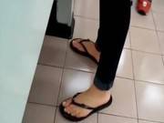 Candid Teen College Girl Feet In Public 2