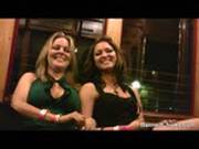 Sexy Babes Flash Their Big Tits And Suck On Them