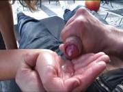 Sexy Brunette Loves Schlong Juice