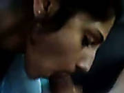 Sensual Blowjob Of The Dark Haired Bitch To Her Husband
