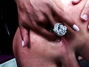 White Guy Gives Head And Gets Fucked By Curvy Ebony Shemale