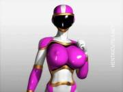 3d Hentai Babe In Costume Strips For You