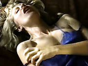 Filthy And Hot Bitch In Sexy Blue Dress Sucks A Dick