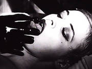 Kinky Blonde Milf In Tied Up In Exciting Black And White Bdsm Video