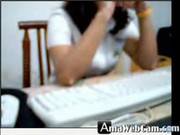 Indian Woman In Office Cam