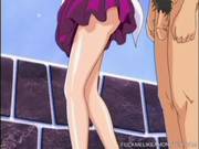Cute Hentai Teen Chick In An Act Of Sexua 