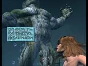3d Comic Mermaid