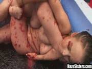 Teen College Babes Jello Wrestle