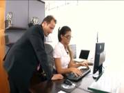 Sexy Secretary Has Sex In Stockings And A 