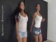 Young Latina Getting Milked