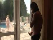 Sexy Cfnm Bikini Hotties Give Handjob